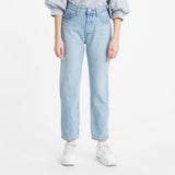 JEANS LEVIS 501 CROP LUXOR AZZURRO