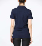 POLO ERREA TEAM LADIES MC AD BLU