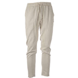 PANTALONE SARTORIALE LUNGO IN LINO