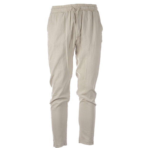 PANTALONE SARTORIALE LUNGO IN LINO