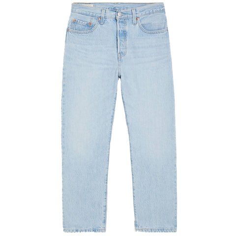 JEANS LEVIS 501 CROP LUXOR AZZURRO
