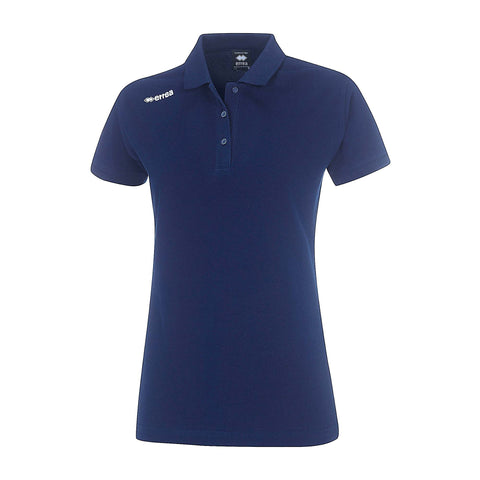 POLO ERREA TEAM LADIES MC AD BLU